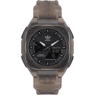 Adidas Brown Synthetic Sport Watch