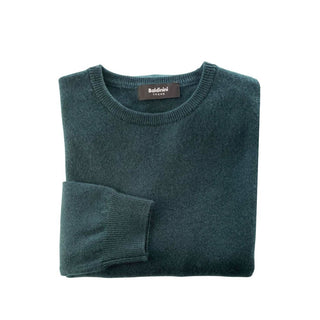 Baldinini Trend Green Cashmere Men Sweater