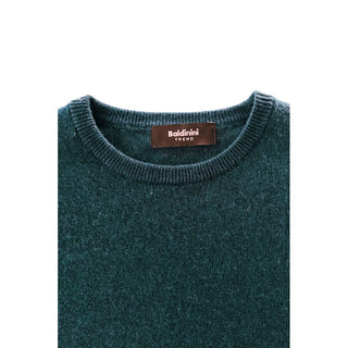 Baldinini Trend Green Cashmere Men Sweater