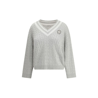 Brunello Cucinelli White Cotton Sweatshirt