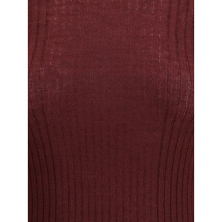 Cruna Bordeaux Wool Sweatshirt