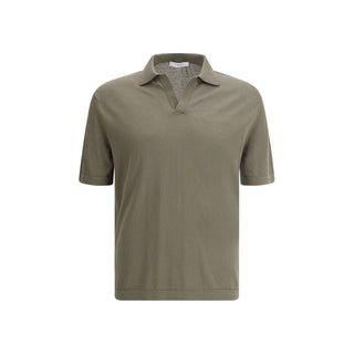 Cruna Green Cotton Polo Shirt