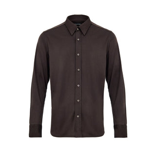 Tom Ford Brown Silk Shirt
