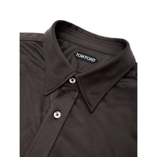 Tom Ford Brown Silk Shirt