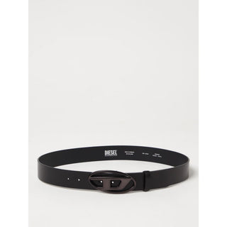 Diesel Black Leather Regular Belt