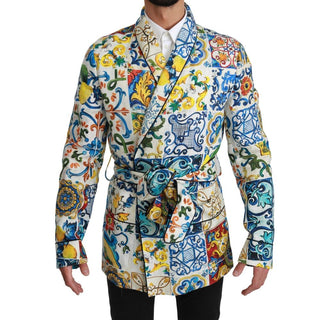 Dolce & Gabbana Multicolor Linen Jackets And Coat