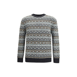 Brooksfield Multicolor Wool Sweatshirt