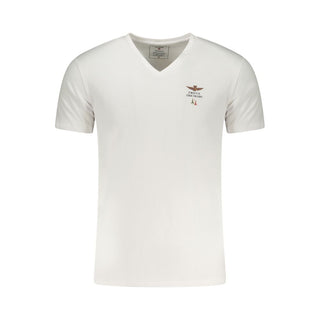 Aeronautica Militare White Cotton Men Underwear Shirt