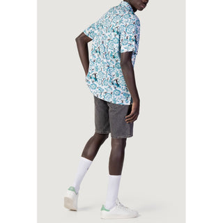 Dickies Blue Cotton Shortsleeve Shirt