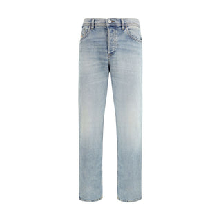 Diesel Blue Cotton Tapered Jeans