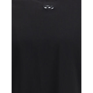 Diesel Black Cotton T-Shirt