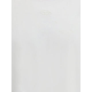 Diesel White Cotton T-Shirt