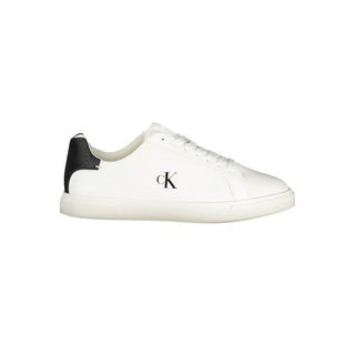 Calvin Klein White Leather Women Sneaker
