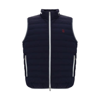 Brunello Cucinelli Blue Polyester Clothing