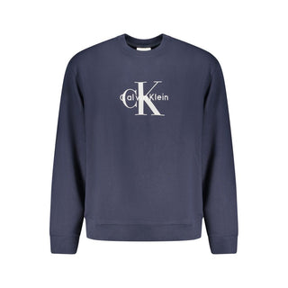 Calvin Klein Blue Cotton Sweatshirt