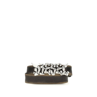 Diesel Brown Calf Leather Bos Taurus Regular Belt