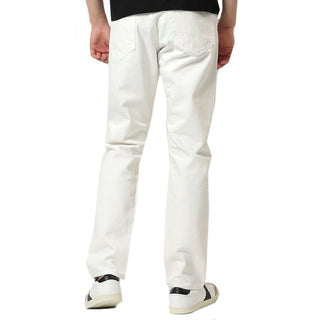 Celine White Cotton Jeans Denim