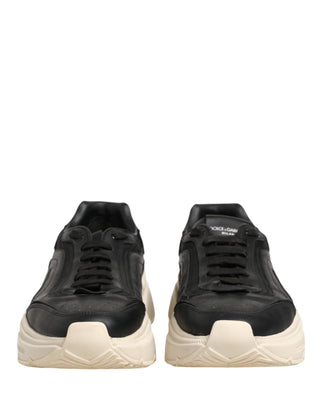Dolce & Gabbana Black White Daymaster Low Top Sneakers Shoes
