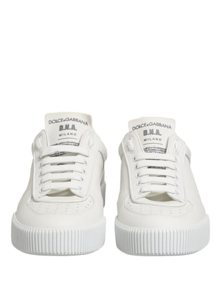 Dolce & Gabbana MIAMI Calf Low Top Men Sneakers  White