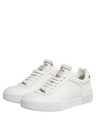 Dolce & Gabbana MIAMI Calf Low Top Men Sneakers  White