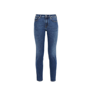 Acne Studios Blue Cotton Skinny Jeans