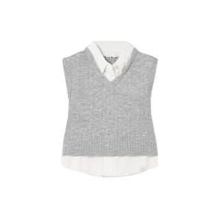 Acne Studios Gray Marabou Waistcoat
