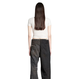 Balenciaga White Cotton T-Shirt