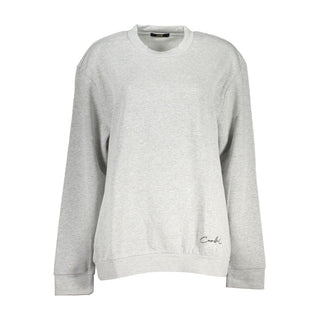 Cavalli Class Grigio Polyester Woman Sweatshirt