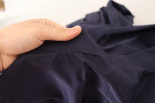 P.A.R.O.S.H. Navy Blue Sleeveless Round Neck Mermaid Long Dress