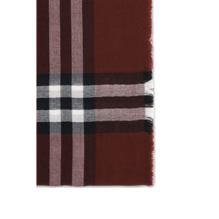 Burberry Bordeaux Wool Scarf