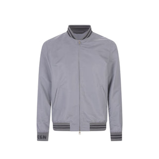 Alexander McQueen Gray Polyester Bomber