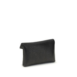Saint Laurent Black Lamb Leather Clutch Bag