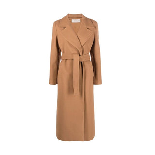 BLANCA VITA Brown Cashmere Coat