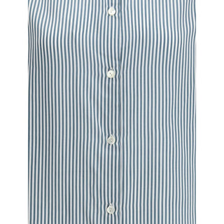 Kristina Ti Green Viscose Pattern Shirt