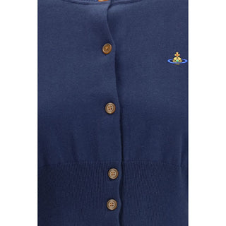 Vivienne Westwood Blue Cotton Cardigan