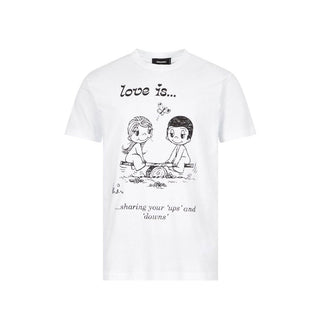 Dsquared² White Cotton T-Shirt