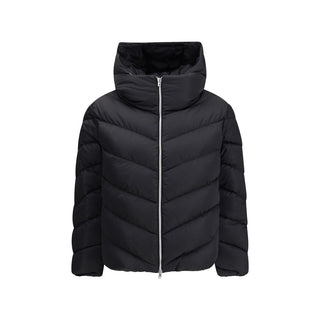 Herno Black Polyester Jackets And Coat