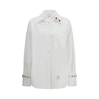 Thom Browne White Cotton Dress Shirt