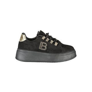 Laura Biagiotti Black Polyester Sneaker