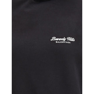 Balenciaga Black Cotton Sweatshirt