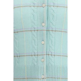Guest in Residence Light Blue Cashmere Cardigan