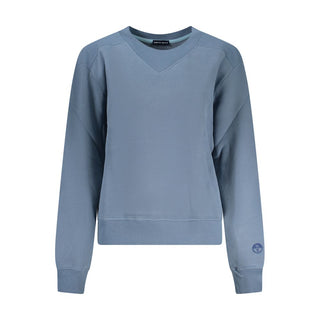North Sails Blue Cotton Women Sweatshirt