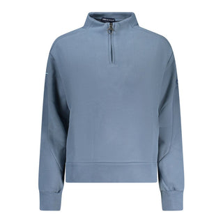 North Sails Blu Cotton Women Sweatshirt