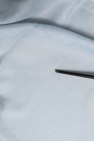 Dolce & Gabbana Light Blue Cashmere Knitted Shawl Scarf