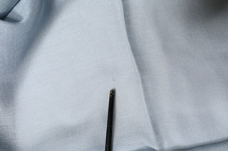 Dolce & Gabbana Light Blue Cashmere Knitted Shawl Scarf