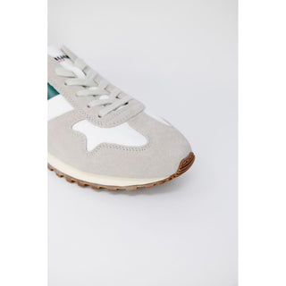 Blauer Gray Leather Athletic Sneakers