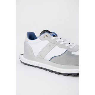 Blauer Gray Leather Athletic Sneakers