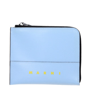 Marni Blue Polyethylene Wallet