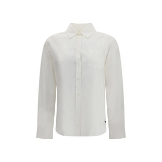 Max Mara White Cotton Dress Shirt