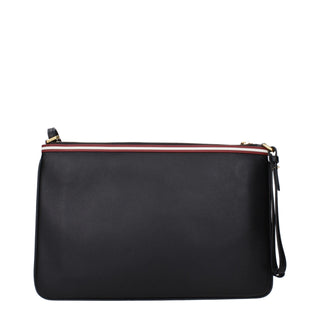 Bally Black Leather Crossbody Bag